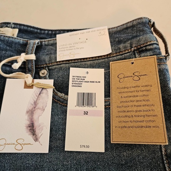 Nwt Jessica Simpson Jeans 32 - Picture 2 of 12